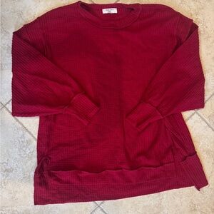 Maroon Long Sleeve Sweater